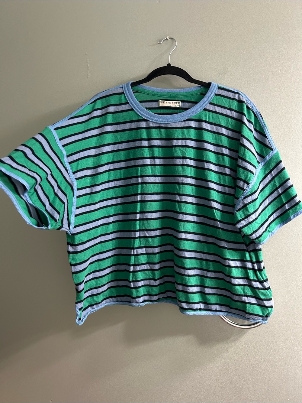 NWOT We The Free Clean Rugby Tee oversized - Picture 5 of 7